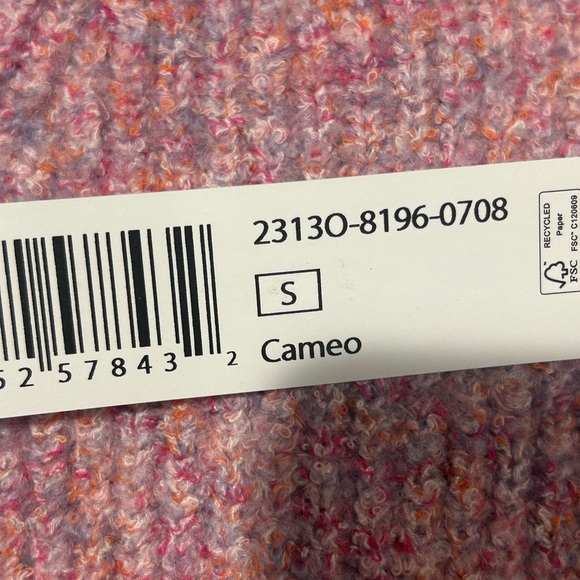 Pink Turtleneck Sweater With Sleeve Embroidery - Picture 6 of 7